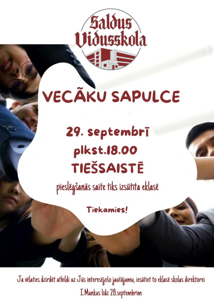 vecāku sapulces afiša