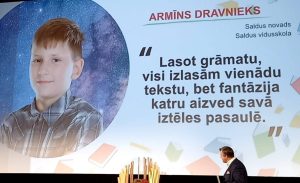 Armīna Dravnieka pieteikums "Skaļās lasīšanas" konkursam