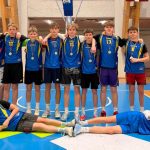 Zēnu basketbola komanda.