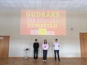 Gudrāks par gudrāku 8.klasē.