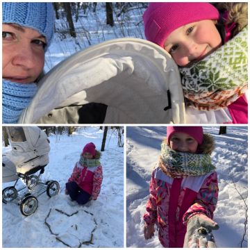 fotokolāža no pastaigas pa mežu