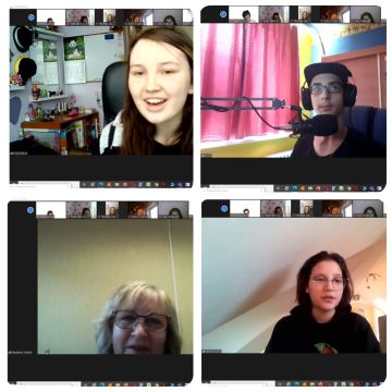 ekrānšāviņš no sanāksmes tiešsaistes