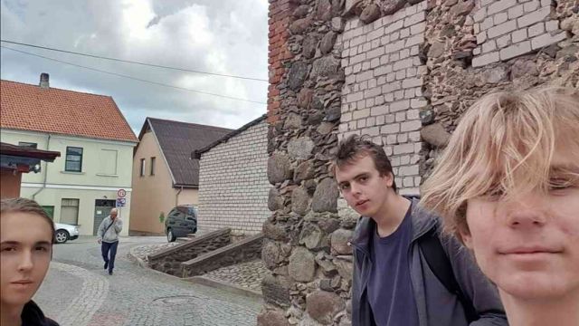 skolēni projketa laikā