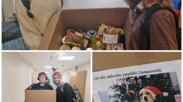 ziedojums patversmei