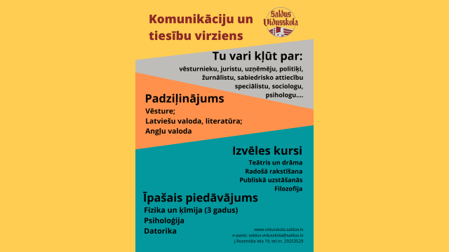 komunikāciju un tiesību virziens
