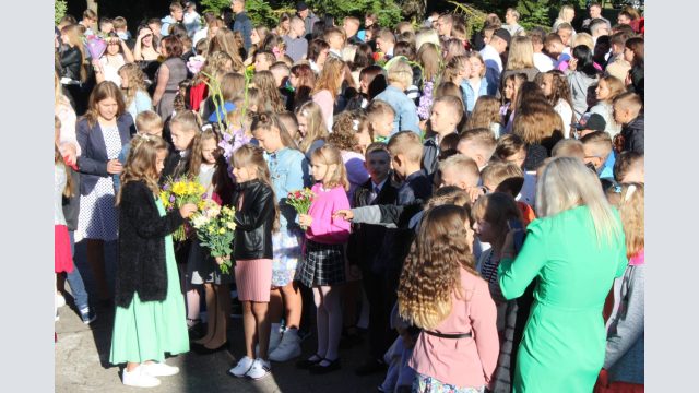 Saldus vidusskolas skolēni