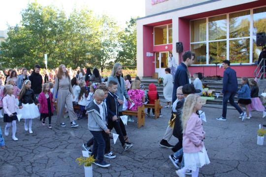 Saldus vidusskolas skolēni