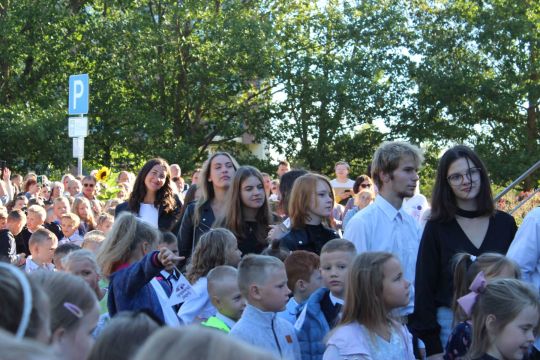 Saldus vidusskolas skolēni