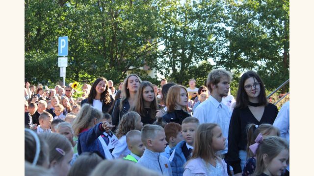 Saldus vidusskolas skolēni