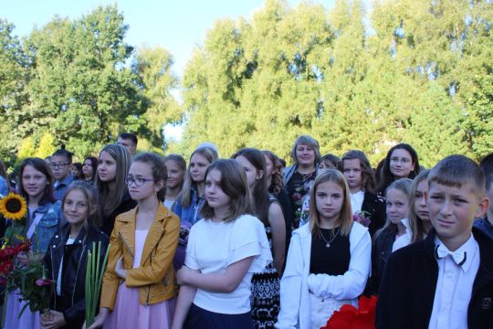 Saldus vidusskolas skolēni