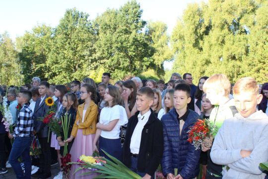 Saldus vidusskolas skolēni