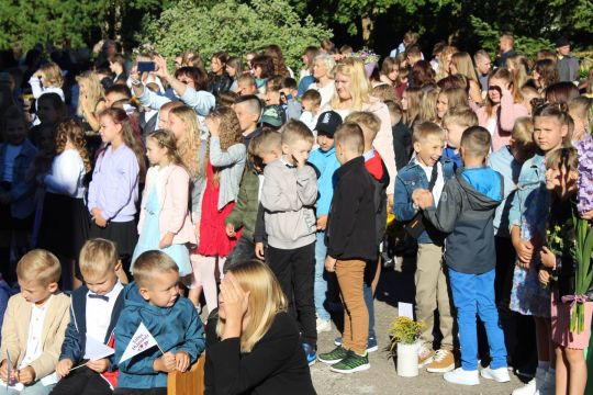 Saldus vidusskolas skolēni