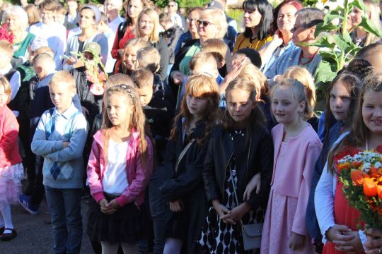 Saldus vidusskolas skolēni