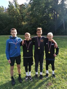 Rudens krosa stafešu uzvarētaji