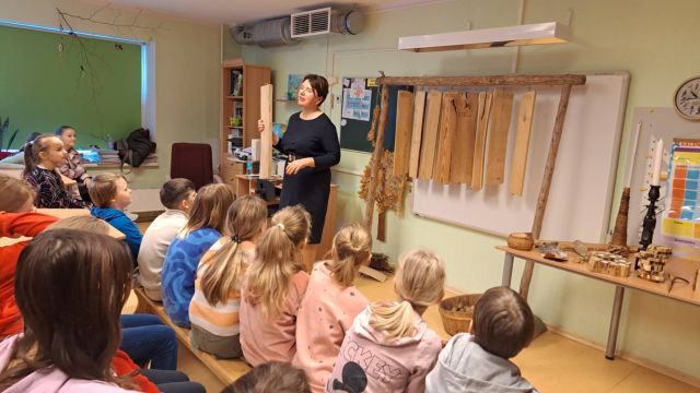 bērni namdara nodarbība