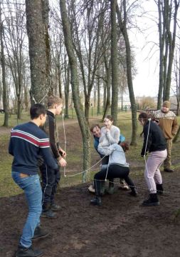 mirklis no sacensībām