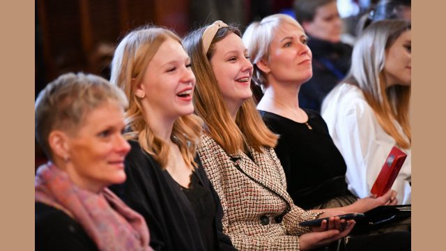 Saldus vidusskolas pārstāves