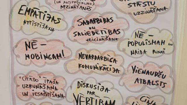 Skolotāji apmācībās