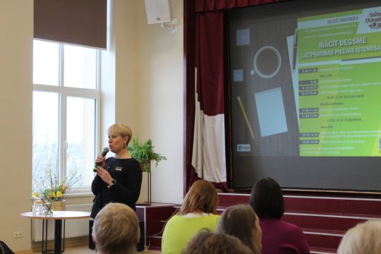 Saldus vidusskolas direktore Inga Mankus