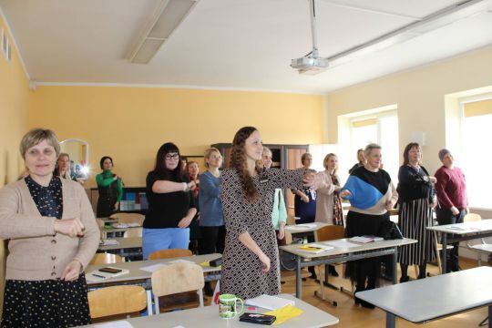 Pedagogi nodarbībā