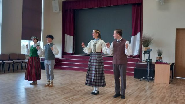 Poļu viesi Saldus vidusskolā