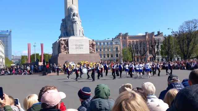 Poļu viesi Saldus vidusskolā