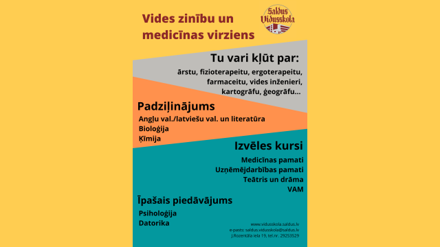 Vides zinību un medicīnas virziens