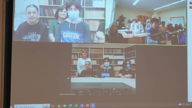 Etwinning projketa tikšanās virtuāli