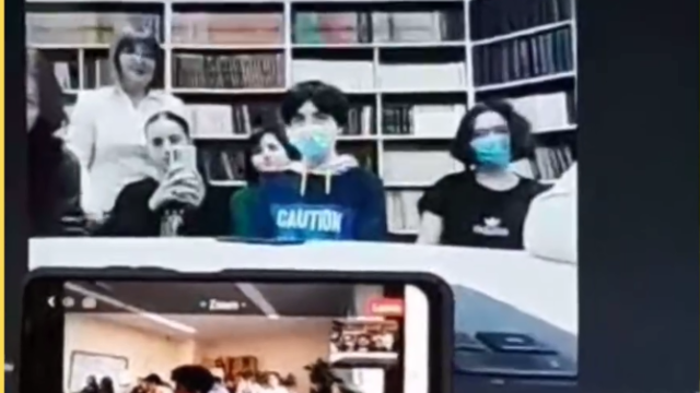 Etwinning projekta tikšanās virtuāli