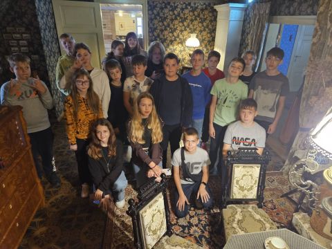 Vēsturiskais interjers M.Hoijeres namā.