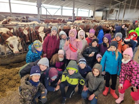 Skolēni "Karjeras dienu"pasākumu ietvaros, iepazīst profesijas.