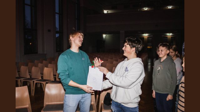 Saldus vidusskolas skolēnu pašpārvalde viesojas Jelgavas Valsts Ģimnāzijā
