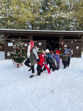 Skolēnu aktivitātes Rūķa mājā