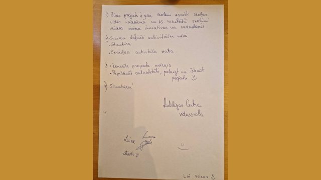 Projekta apmācību materiāli