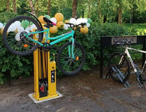 Velo apkopes punkta atklāšana