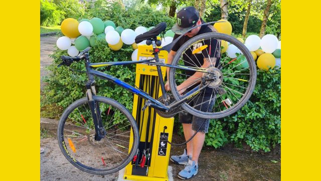 Velo apkopes punkta atklāšana