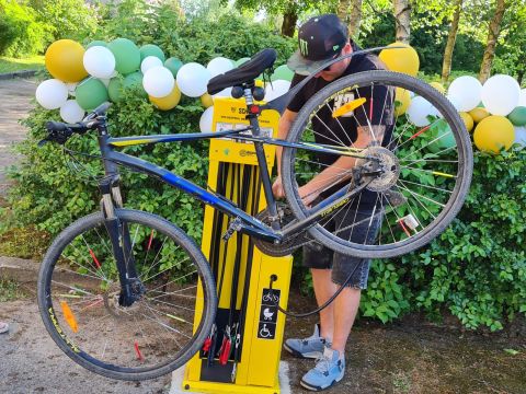 Velo apkopes punkta atklāšana