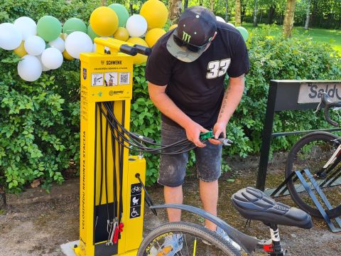 Velo apkopes punkta atklāšana