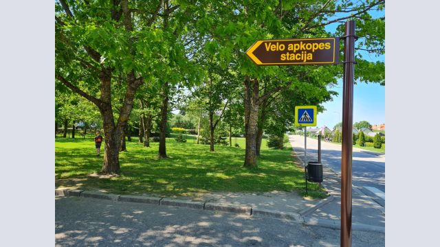 Velo apkopes punkta atklāšana
