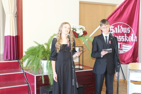 Koncerta vadītāji- Kate Rozentāle un Ernests Ulmanis