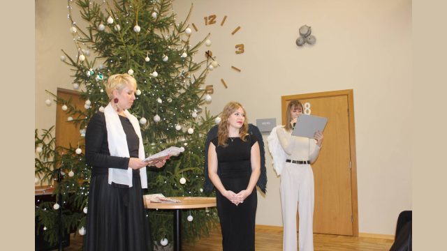 Ziemassvētku pasākums teicamniekiem