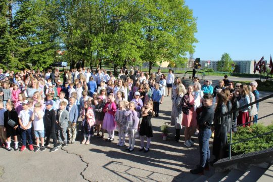 Svinīgais pasākums pēdējā skolas dienā 30.05.2025.