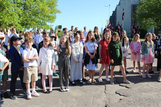 Svinīgais pasākums pēdējā skolas dienā 30.05.2025.