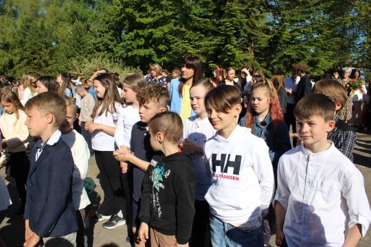 Svinīgais pasākums pēdējā skolas dienā 30.05.2025.
