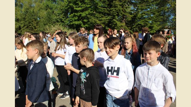 Svinīgais pasākums pēdējā skolas dienā 30.05.2025.