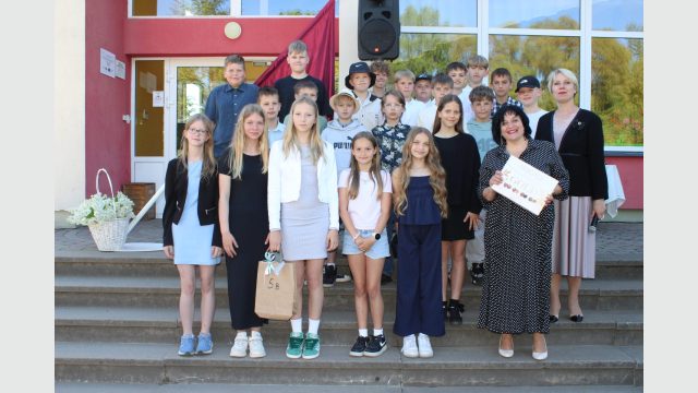 Svinīgais pasākums pēdējā skolas dienā 30.05.2025.