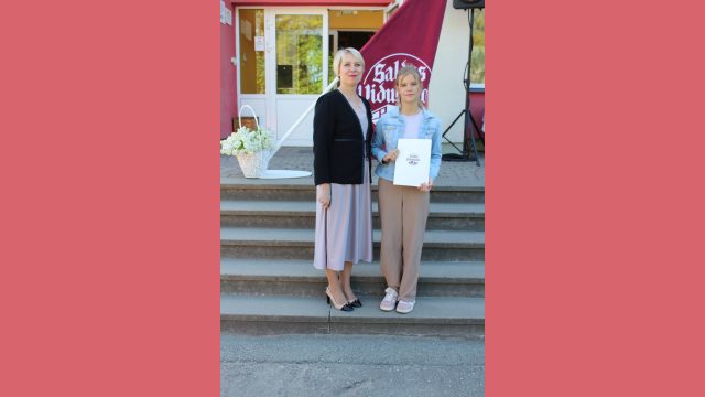 Svinīgais pasākums pēdējā skolas dienā 30.05.2025.