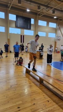 Aktivitātes Ģimeņu sporta dienā MS