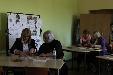 Skolotāji profesionālās pilnveides dienā "Skolotājs skolotājam"saldus vidusskolā.