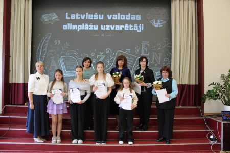 Olimpiāžu un konkursu uzvarētāju godināšana